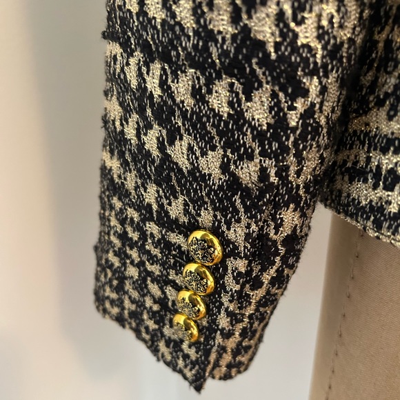 SOLD Smythe Hutton Blazer 2 duchess gold black lurex - Picture 8 of 16